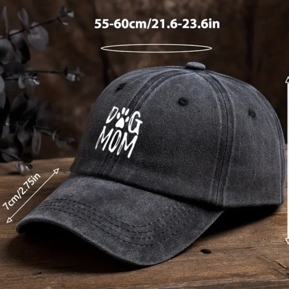 NWT “Dog Mom” Adjustable Baseball Cap - Keep it or gift it! 🐾 - Picture 2 of 3